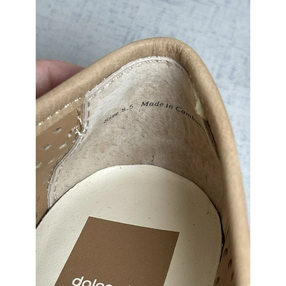 Dolce Malila Chunky Lug Sole Platform‎ Loafers Tan 8.5 Comfort Preppy Shoes